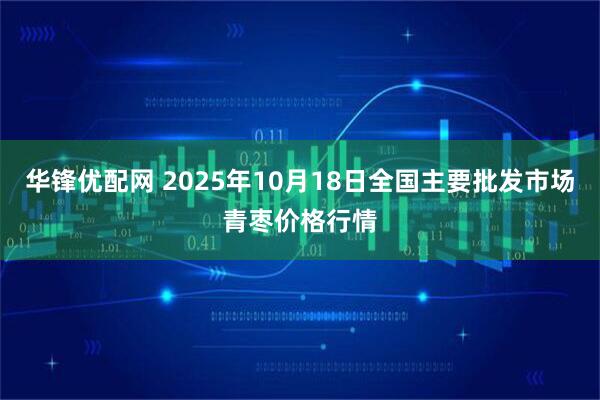 华锋优配网 2025年10月18日全国主要批发市场青枣价格行情